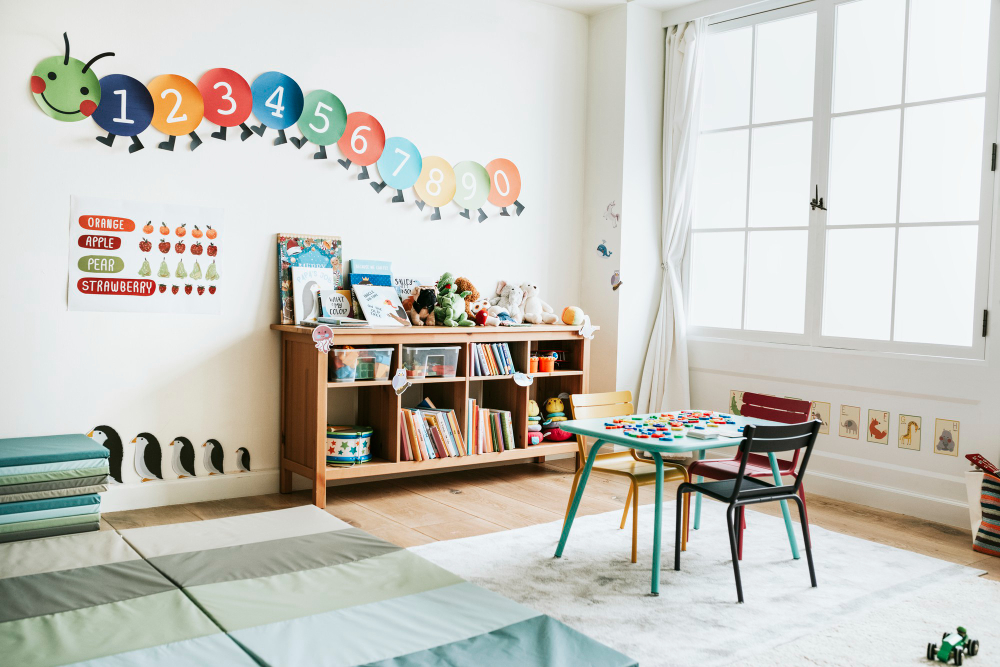 classroom of nursery interior design